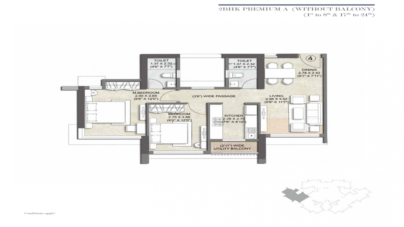 Kalpataru Paramount Offers Lavish 2BHK Starting 99 Lacs